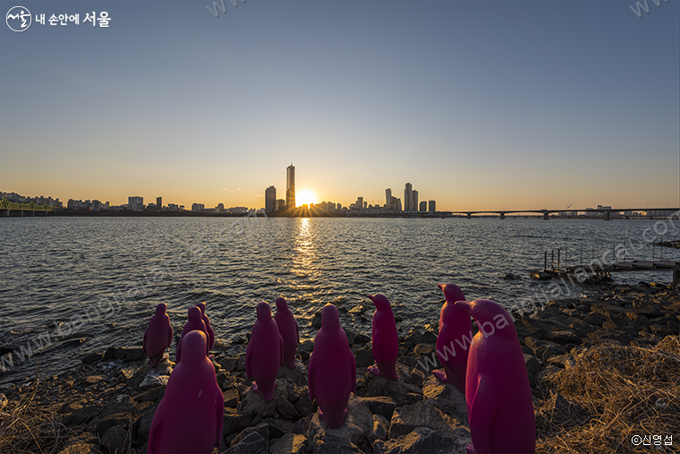 汉江晚霞